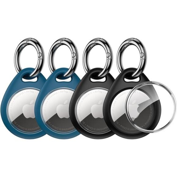 Cable Holder for Apple AirTag - 4 Pack [Fit Tightly Design] [Easy to Install] - Picture 1 of 7
